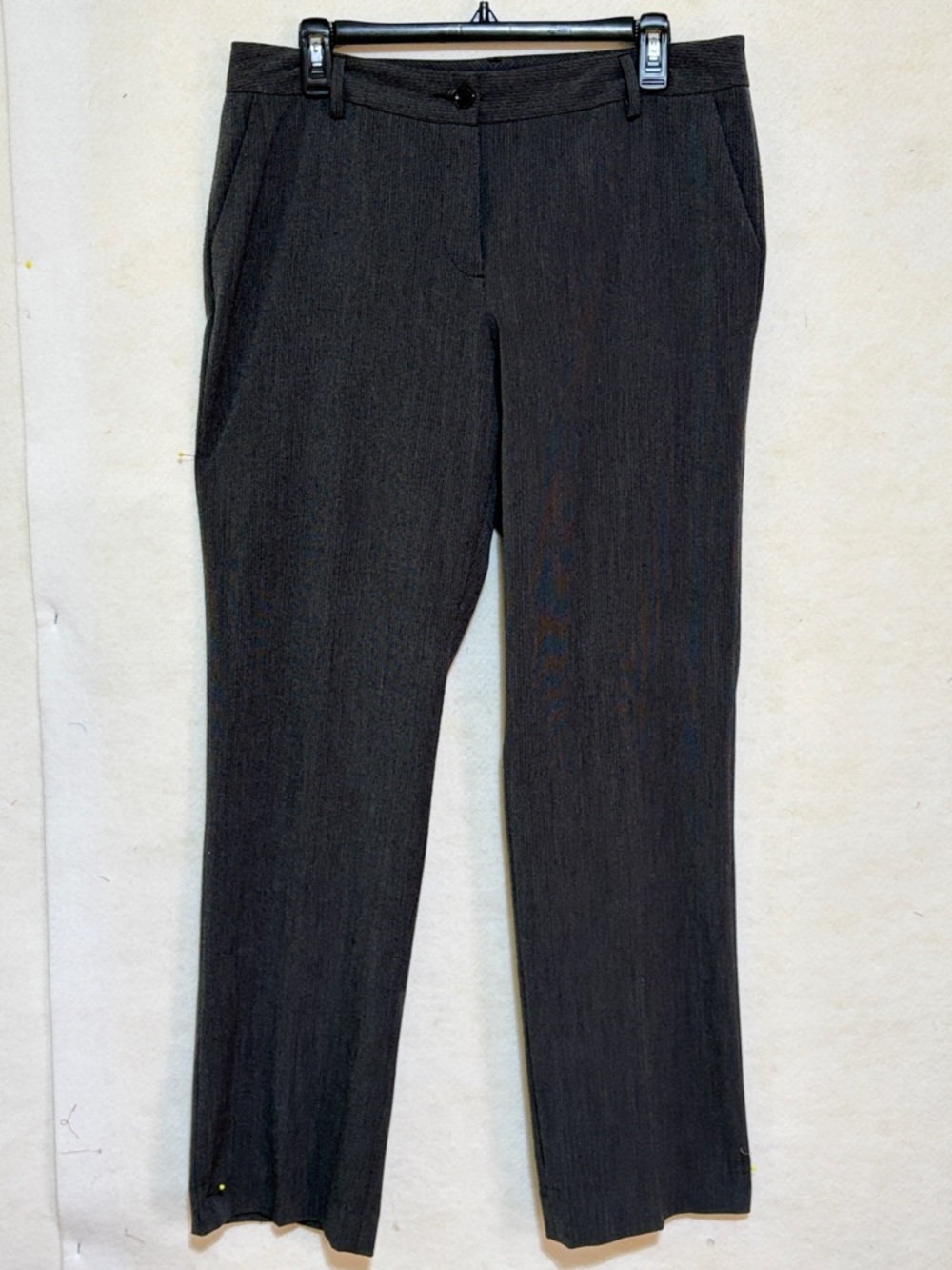 Covington Lynda Charcoal Herringbone Dress Pants